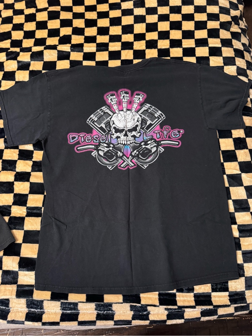 Diesel Life Black Graphic Tee